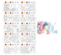 Cuaderno de bocetos para niños, múltiples temas, acuarela, absorción de color vibrante, para el hogar, la escuela o viajes, papel artístico creativo para dibujo de niños pequeños