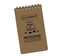 Cuaderno de bolsillo impermeable, bloc de notas para todas las estaciones, cuadernos para diarios impermeables | Cuadernos de viaje portátiles, cuaderno de campo con de 50 páginas para la