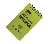 Cuaderno de bolsillo para todo tipo de clima, cuadernos pequeños con respaldo en espiral, páginas de campo, papel para la oficina al aire libre