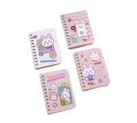 Cuaderno de bolsillo portátil A7, diseño de dibujos animados, serie Mi Mian