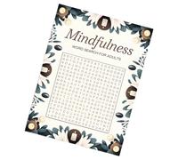 Cuaderno de búsqueda de palabras enfocado en el aprendizaje que fomenta el pensamiento individual para la creatividad, estudiantes, herramienta de práctica educativa, libro de rompecabezas