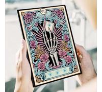 Cuaderno de calavera A5 de 50 páginas para regalo de cumpleaños de adultos