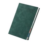 Cuaderno de calendario 2026, cuaderno de diario de 365 días, cubierta de poliuretano, planificador para el trabajo, la escuela y viajes