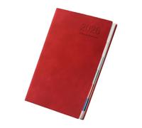 Cuaderno de calendario 2026, cuaderno de diario de 365 días, cubierta de poliuretano, planificador para el trabajo, la escuela y viajes