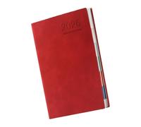 Cuaderno de calendario 2026, cuaderno de diario de 365 días, cubierta de poliuretano, planificador para el trabajo, la escuela y viajes