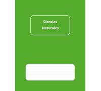 Cuaderno de Ciencias Naturales - Pautado: Formato grande 8,5" x 11", 50 hojas (100 páginas), ideal para apuntes, esquemas, tablas y gráficos (Cuadernos de Estudio y Trabajo)
