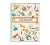 Cuaderno de Composición con Ilustraciones de Micromundo Biológico| Cuaderno de Rayas Anchas | Tamaño 7.5 x 9.25 pulgadas| 60 páginas a doble cara | ... perfecto para niños en edad escolar