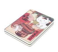 Cuaderno de composición, libreta escolar universitaria, papel grueso 5,7'' x 4,1'' 224 hojas, portada impresa japonesa for uso diario