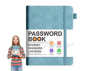 Cuaderno de contraseña: registro del alfabeto, práctico para el sitio web, diseño elegante de seguridad, bolsa de soluciones portátil, libro de registro | Trabajo, universidad, uso diario