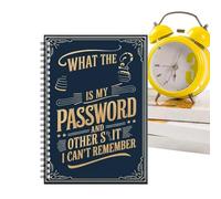 Cuaderno de Contraseñas - Agenda con Encuadernación en Espiral y Planificador Diario,Organizador de Cuentas de Internet - Para Personas Mayores, Mujeres, Hombres, Hogar, Lugar De Trabajo, Universidad,