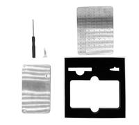 Cuaderno de contraseñas de acero inoxidable de múltiples divisas, sistemas de codificación para seguridad de activos digitales, cuaderno privado de contraseña de acero inoxidable