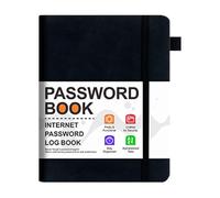 Cuaderno de contraseñas, libro de contraseñas, libro de organización de contraseñas con pestañas de alfabetización, cuaderno de administración de bolsillo para contactos importantes, DET, DET