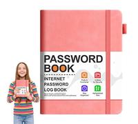 Cuaderno de contraseñas: ordenador portátil pequeño , guardar contraseñas, pestañas alfabéticas prácticas, diseño duradero y compacto | Gestión de uso de Internet Ordenador Oficina en casa