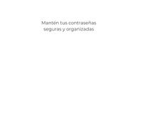 Cuaderno de contraseñas: Organiza tus usuarios y contraseñas de forma segura