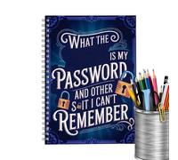 Cuaderno De Contraseñas,Organizador de Información con | Gestor de Accesos y Claves | Para Adultos Familia Estudiantes y Regalo Util