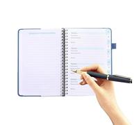 Cuaderno de contraseñas - Organizador , registro de direcciones compacto | fuerte de datos de tapa dura, acceso familiar, almacenamiento de memoria, uso en el hogar, ve