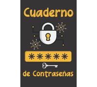 Cuaderno de Contraseñas regalo navidad o cumpleaños: Libreta para apuntar contraseñas . Formato práctico con páginas alfabetizadas . Original y útil ... para mujer , hombre , madre , abuela y abuelo