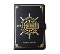 Cuaderno de cuero, 300 páginas de piel sintética con cerradura de contraseña y bolígrafo, diario portátil con cierre de cerradura | Para niños, adolescentes, niñas, mujeres, hombres, hogar, oficina