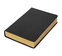 Cuaderno de Cuero A5 600 páginas Cuaderno Grueso con Papeles en Blanco con Borde Dorado 300 Hojas Libro de bocetos A5 para Escribir y Dibujar (Negro)