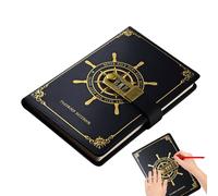 Cuaderno de cuero | Cuero PU 300 páginas con cerradura de contraseña y bolígrafo incluidos, cuadernos de diario portátiles con cierre de cerradura | para adultos Oficina en casa escuela clase
