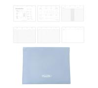 Cuaderno de cuero recargable, cuaderno de citas, cuaderno de notas, planes, mapas mentales, blocs de notas