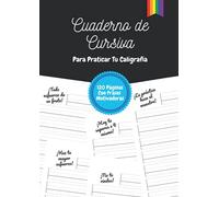 Cuaderno De Cursiva - Para Practicar Tu Caligrafía: Cuaderno de escritura caligráfica - versión LGBTQ - para niños, adolescentes y adultos con una ... | DIN-A4 | 8.27''x11.69'' | 120 páginas