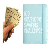 Cuaderno De Desafío De Ahorros En Sobres | Libro Desafío Ahorros - Etiquetas Dinero Líquido Para Gestión Presupuesto Ingresos Inmobiliaria