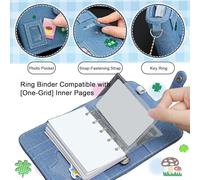 Cuaderno de diario de 3.82 pulgadas para estudiantes, construcción portátil y ligera con estilo clásico de diseño retro, libro de diario para escribir profesores, álbum de recortes, universidad