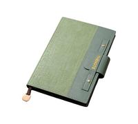 Cuaderno de diario de límite de hilos a pérdida de páginas para uso a largo plazo en negocios de investigación o documentación académica, cuaderno vintage