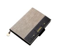 Cuaderno de diario de límite de hilos a pérdida de páginas para uso a largo plazo en negocios de investigación o documentación académica, cuaderno vintage