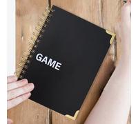 Cuaderno de diario genérico - Libro de desafíos de ahorro - Tabla de escribir lisa planner encuadernación impresión clara para objetivos de ahorro de casa de viaje