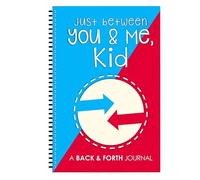 Cuaderno de diario Just Between You and Me, un diario de ida y vuelta, diario de actividades sin reglas para niños, entre adultos y niños, en rústica, escribiendo deseos y palabras desde el corazón