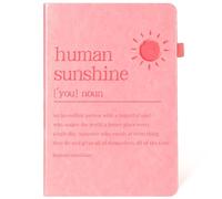 Cuaderno de diario rosa Sunshine, regalo motivacional para el día de San Valentín para mujeres, jefas, compañeros de trabajo, maestras, entrenadoras, mentoras, mentores, diario de tapa dura forrado de