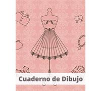 Cuaderno de Dibujo: 21*28 cm| Diseño de Moda | 100 Hojas | Para dibujo artistico de técnicas mixtas | Manta elegante y glamorosa (Cuaderno de croquis)