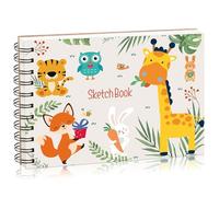 Cuaderno de dibujo para niños, tamaño A5, 140 g/m², papel grueso, en blanco, para artistas profesionales, entusiastas de la pintura (60 hojas/120 páginas)