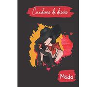 Cuaderno de diseño de moda para dibujo: Diseña la moda - Libreta de diseños: Crea tu moda con este libro de diseño con figurines para dibujar y ... Cuaderno de bocetos con maniquís, A4 Español