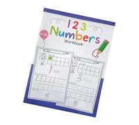 Cuaderno de ejercicios A4 para aprender a escribir, cuaderno interactivo para primeros descubrimientos de 3 a 6 años, aprender a trazar letras para casa y escuela