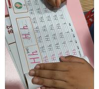 Cuaderno de ejercicios de 46 páginas , 26 , patrones y para una comprensión más rápida , líneas en la parte inferior, aprendizaje de inglés y ejercicios de escritura, incluyendo ejercicios de