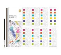 Cuaderno de ejercicios de acuarela - Libro de pintura de bolsillo 18,7 x 7,8 cm | Curso de arte educativo 200 g, bloque de aprendizaje creativo, actividades de en viaje a casa, uso práctico del