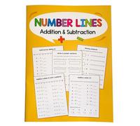 Cuaderno de ejercicios de línea numérica para escuela secundaria, papel de plan de estudios de matemáticas para profesores y estudiantes, cuaderno de matemáticas reciclable