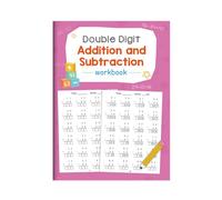 Cuaderno de ejercicios de operaciones matemáticas con 21 hojas de operaciones de suma y resta para niños en edad preescolar, libro de ejercicios de matemáticas
