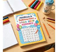 Cuaderno de ejercicios de y de matemáticas, y 1000, cuaderno de práctica de matemáticas, problemas de matemáticas, cuaderno educativo, materiales de matemáticas, materiales de aprendizaje