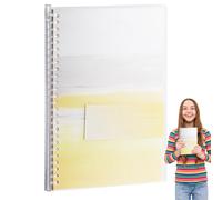 Cuaderno de ejercicios genérico, cuaderno de temas, bloc de notas desmontable del manual del diario - Bloc de notas de tapa dura, cuadernos rayados, cuadernos de viaje para niñas y mujeres