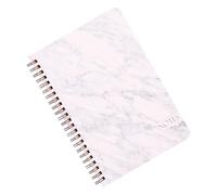 Cuaderno de encuadernación de doble alambre, 160 páginas de ancho, rayado para escribir de 14,5 x 21 cm, blocs de notas para cuaderno escolar con carpeta de bolsillo