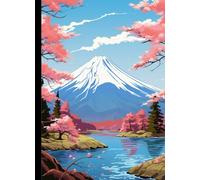 Cuaderno de Escritura Japonesa A4 - Genkouyoushi 10 mm - Carátula Monte Fuji: Escribe | Pinta | Dibuja | Colorea | Anota