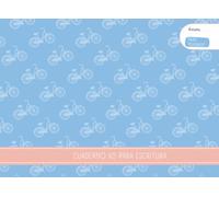 Cuaderno de escritura - Pauta Montessori con bici de guía 4 mm A5