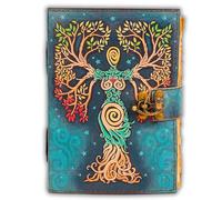 Cuaderno de Escritura Vintage Verde Madre Tierra de Cuero Urbano Para Hombres y Mujeres, Dibujo, Cuaderno de Bocetos de Viaje, álbumes de Recortes, Páginas Gruesas Sin Forro