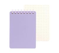 Cuaderno de espiral suave, 128 páginas, a rayas, puntos, cuadrículas, sin rayas, 7,6 x 11,4 cm, tamaño de bolsillo para notas diarias