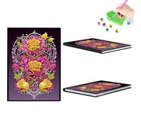 Cuaderno de flores A5 de 50 páginas para regalo de cumpleaños de adultos