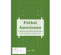 Cuaderno de Fútbol Americano - Registro de Partidos y Análisis Estratégico - Tamaño A4